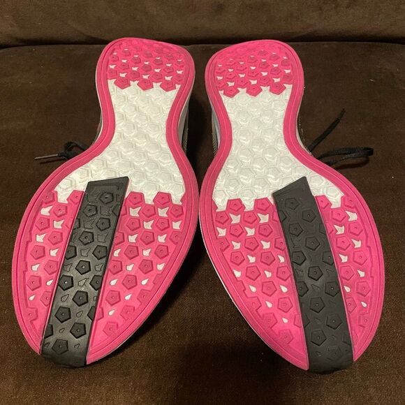 Unique Black Grey Pink NIKE Turbo 2 Mens 8.5 US 42 EUR Pink Insoles - Picture 5 of 8